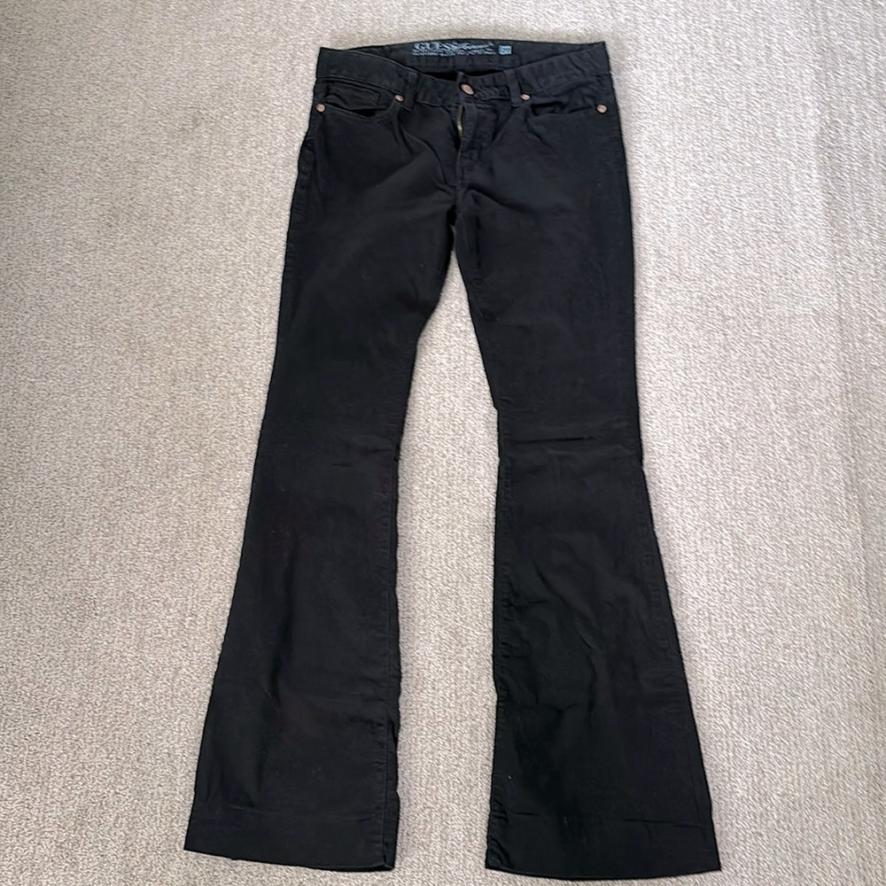 Guess black vintage flares. EUC